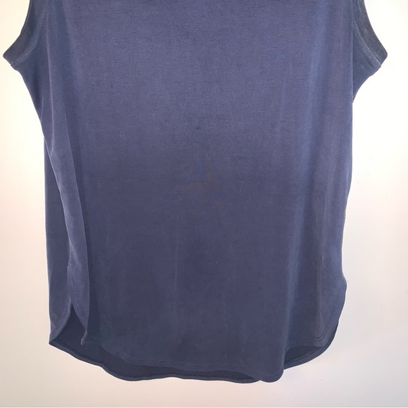 Banana Republic Blue Tank Top Relaxed Fit Modal Soft Material M - Picture 5 of 5